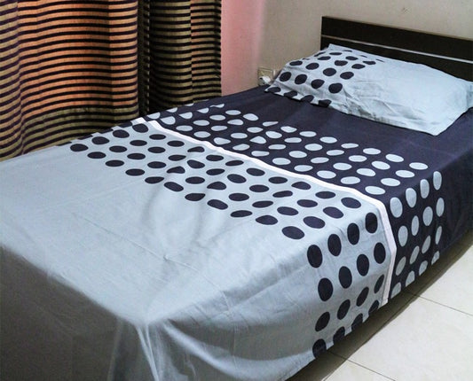 Product Code: PA013-Pure Cotton 3 Piece Double Bedsheet Set