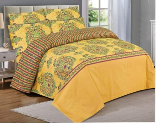 Product Code: PA233-3 Piece Polyester Cotton Double Bedsheet Set