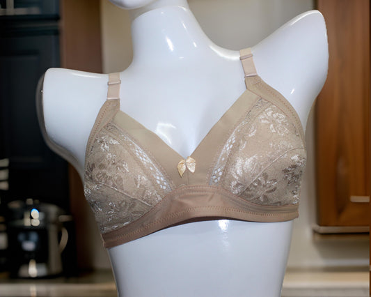 Cotton Net Bra